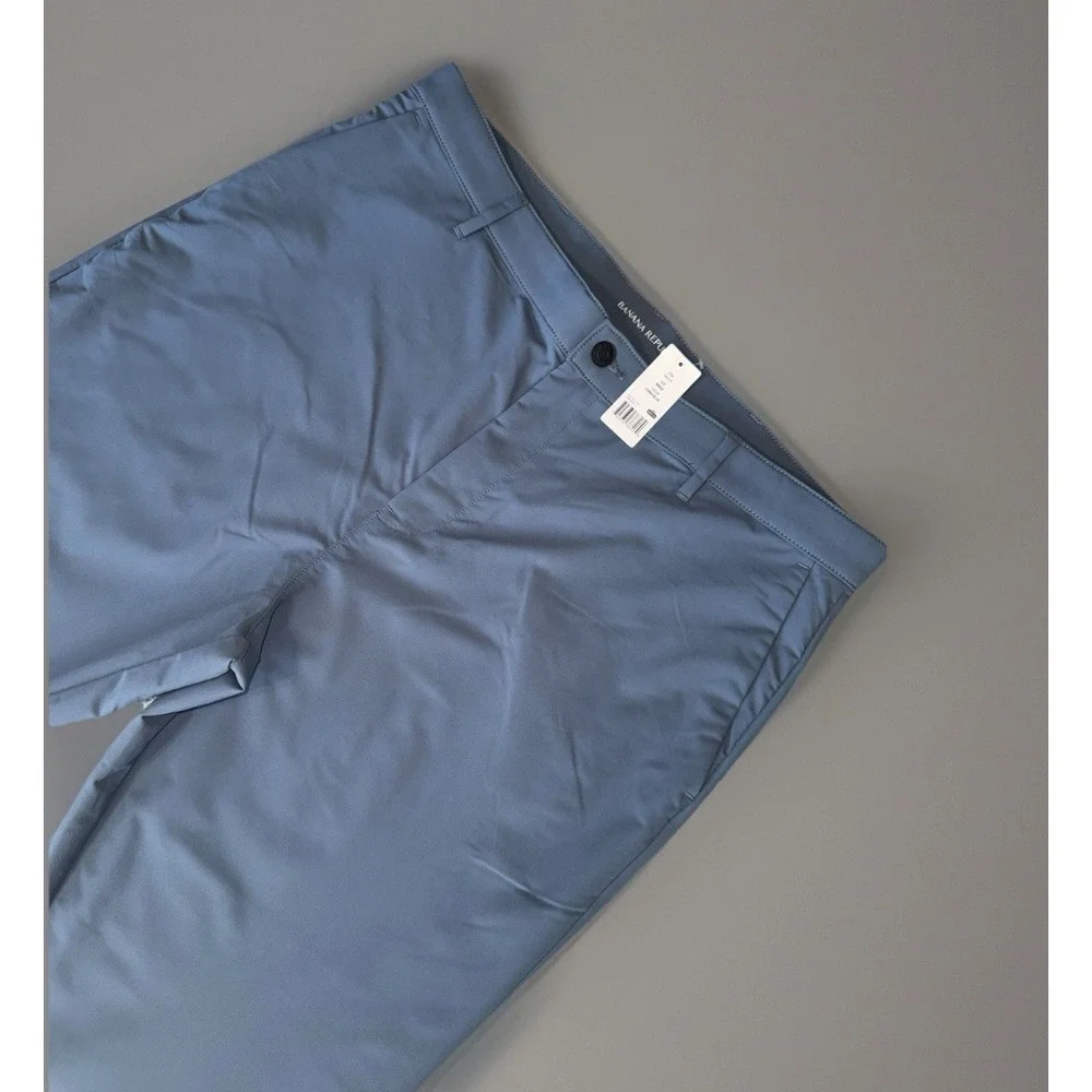 NWT Banana Republic Tech Performance Pants Blue Mens Size‎ 40x32